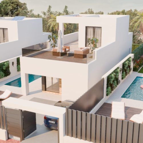 Exterior viviendas en Orihuela Costa