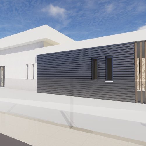 Lateral de vivienda en Bigastro